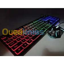 CLAVIER + SOURIS PACK GAMING HP KM558 BACKLIT KEYBOARD