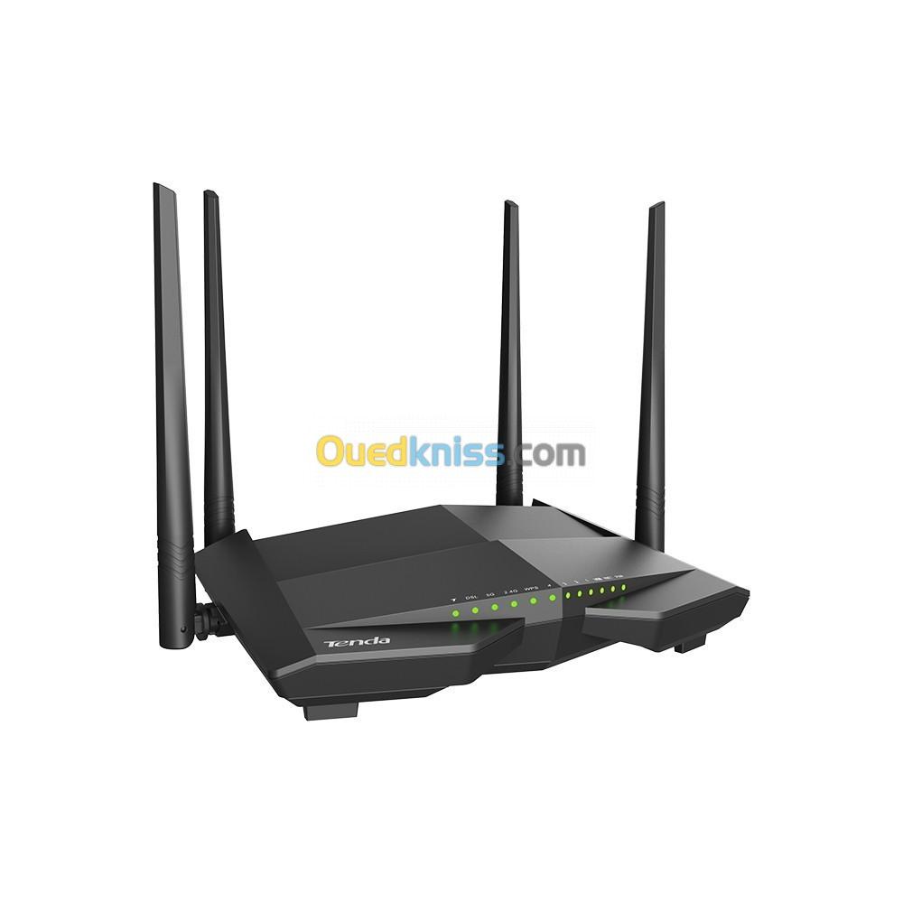 Tenda Modem Routeur V12 AC1200 Double Bande Wi-Fi Gigabit VDSL/ADSL