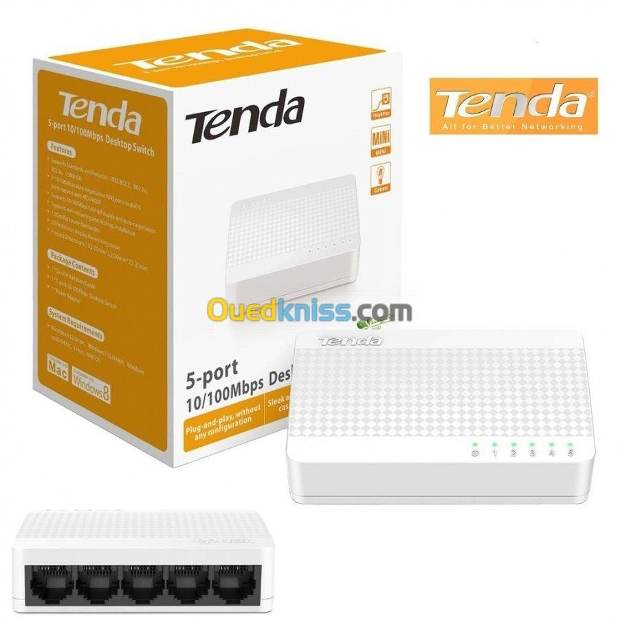 Switch Desktop 5-Port Tenda S105