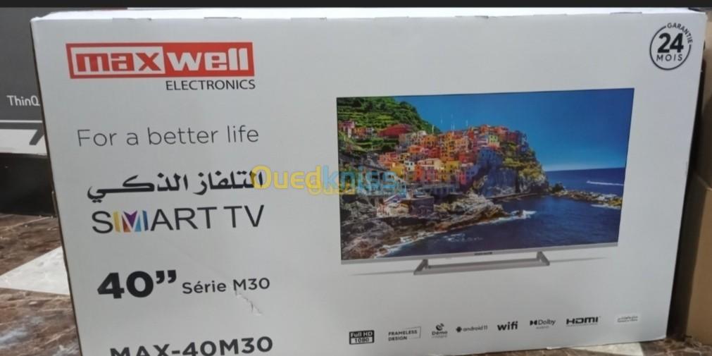 Promotion TV Maxwell simple et Smart TV led 