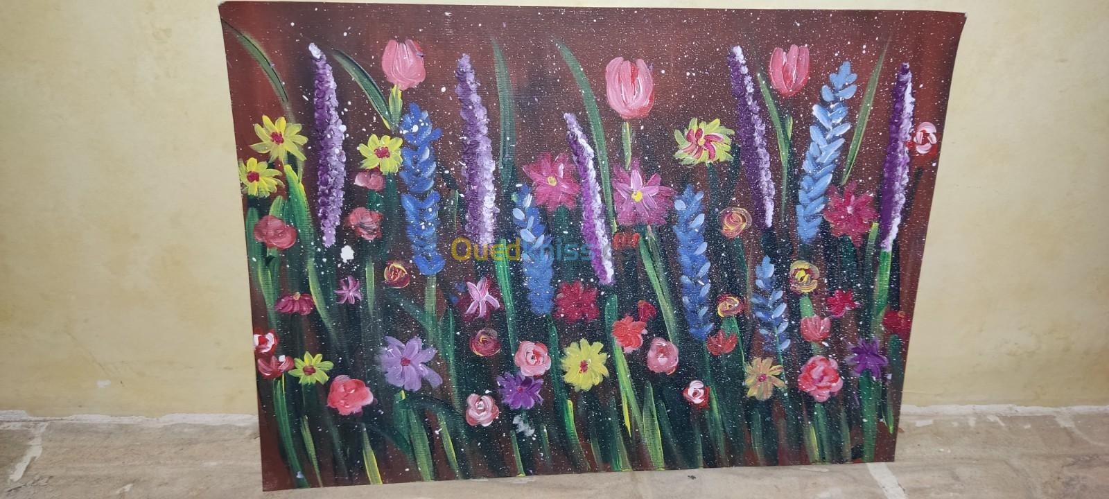 Tableaux en peinture acrylique 