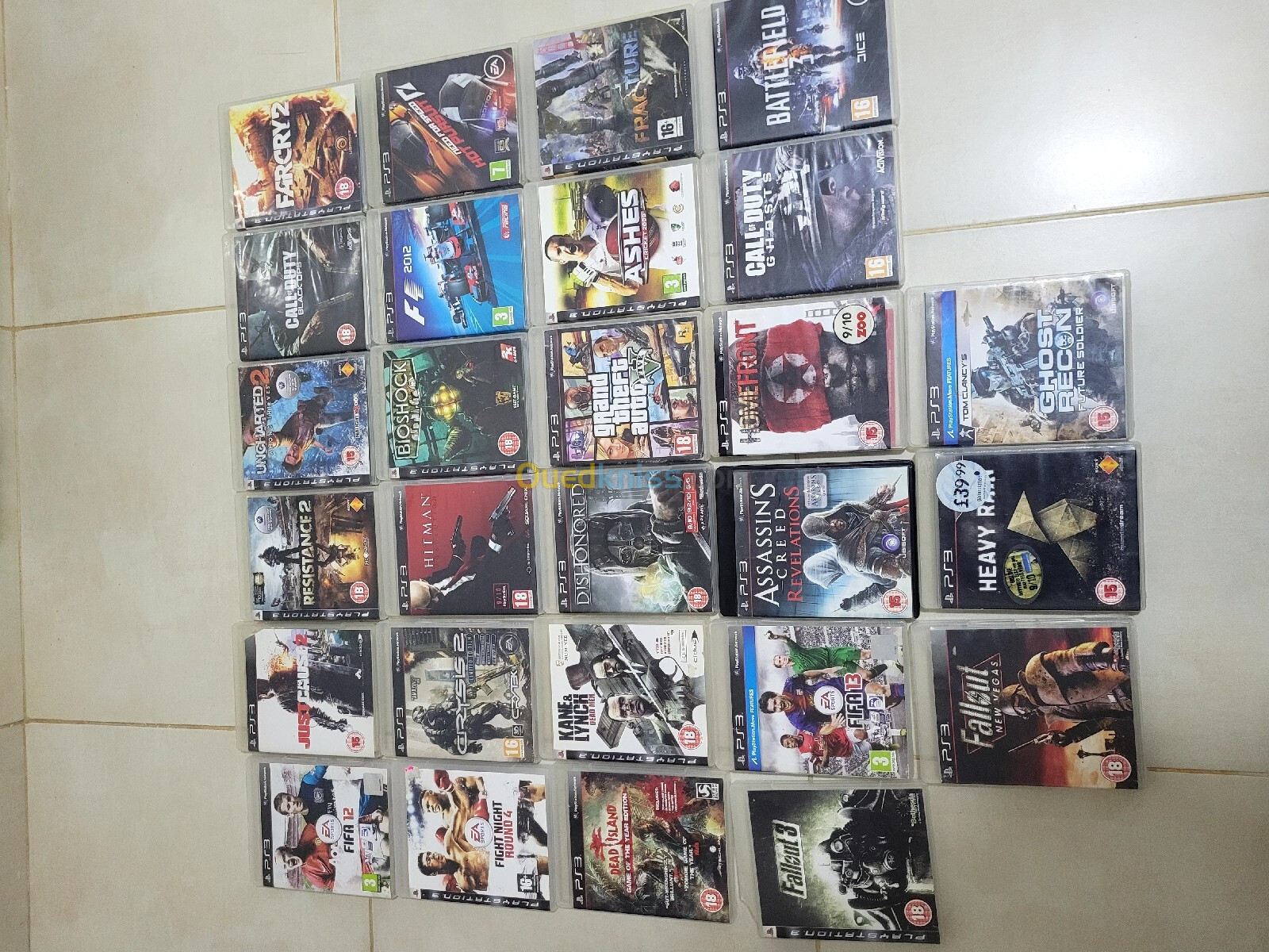 Vente de 27 CD pour playstation 3