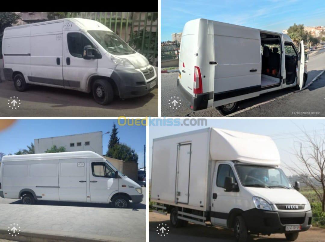 Transport de marchandise et demenagement 58 wilaya alger نقل البضائع والترحيل 