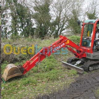 Location mini pelle Jcb 2023