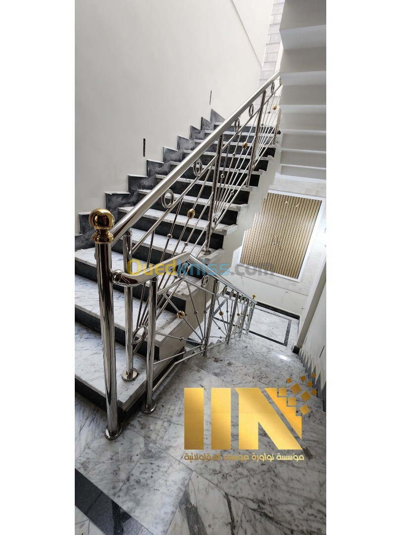 Rampe des escalier En Inox