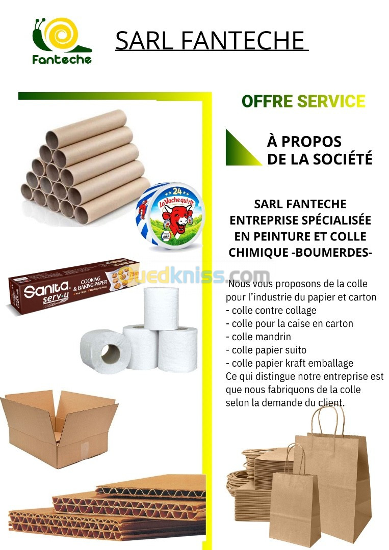 Offre de service de Sarl fanteche