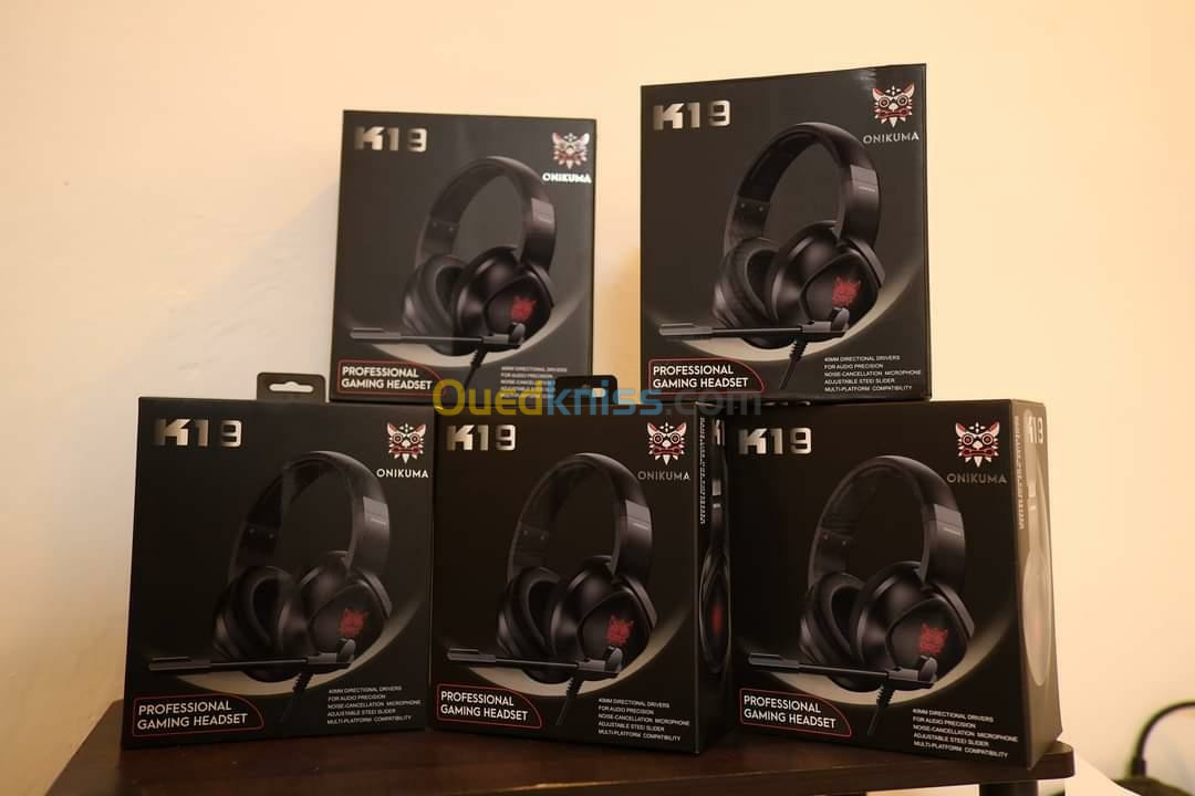 Casque gaming K19 1 ère choix 