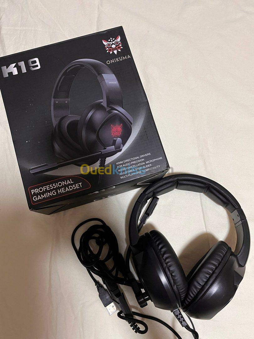 Casque gaming K19 1 ère choix 