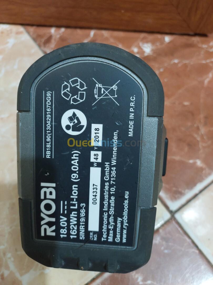 Batterie Ryobi 18v 9Ah