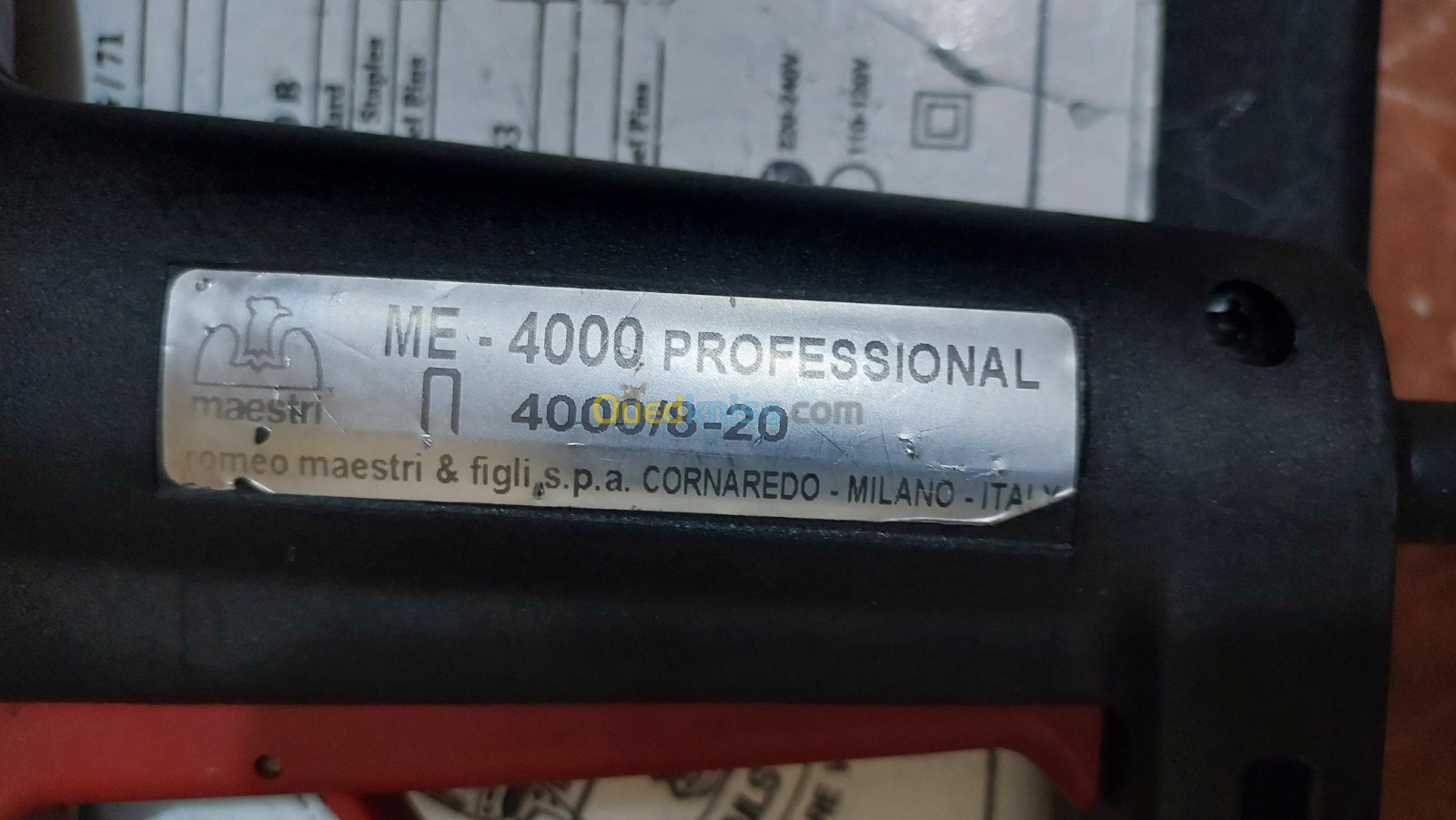 Agrafeuse électrique Maestri ME - 4000 (Italy)