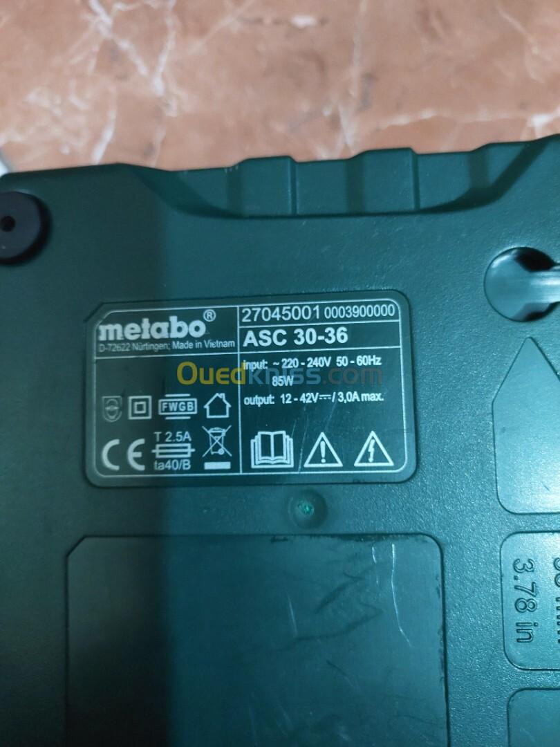 Chargeur Rapide Metabo (14, 18, 36v)