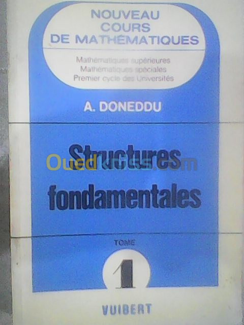 STRUCTURES FONDAMENTALES (TOME1) par A. DONEDDU