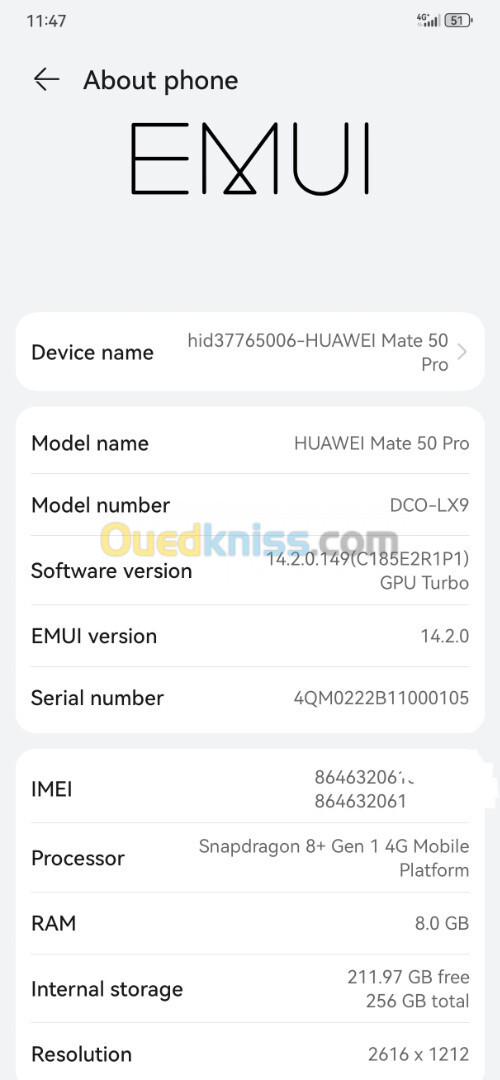 Huawei mate 50 pro