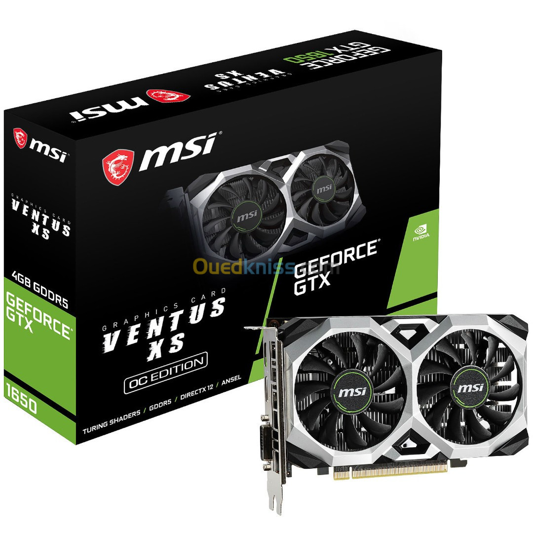 MSI GTX1650 4GB Ventus XS OC D5