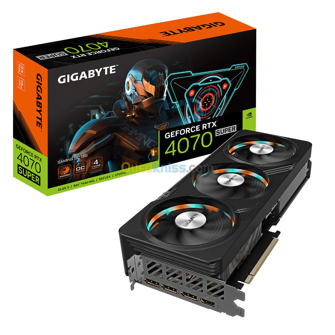 Gigabyte GeForce RTX 4070 SUPER GAMING OC 12G 