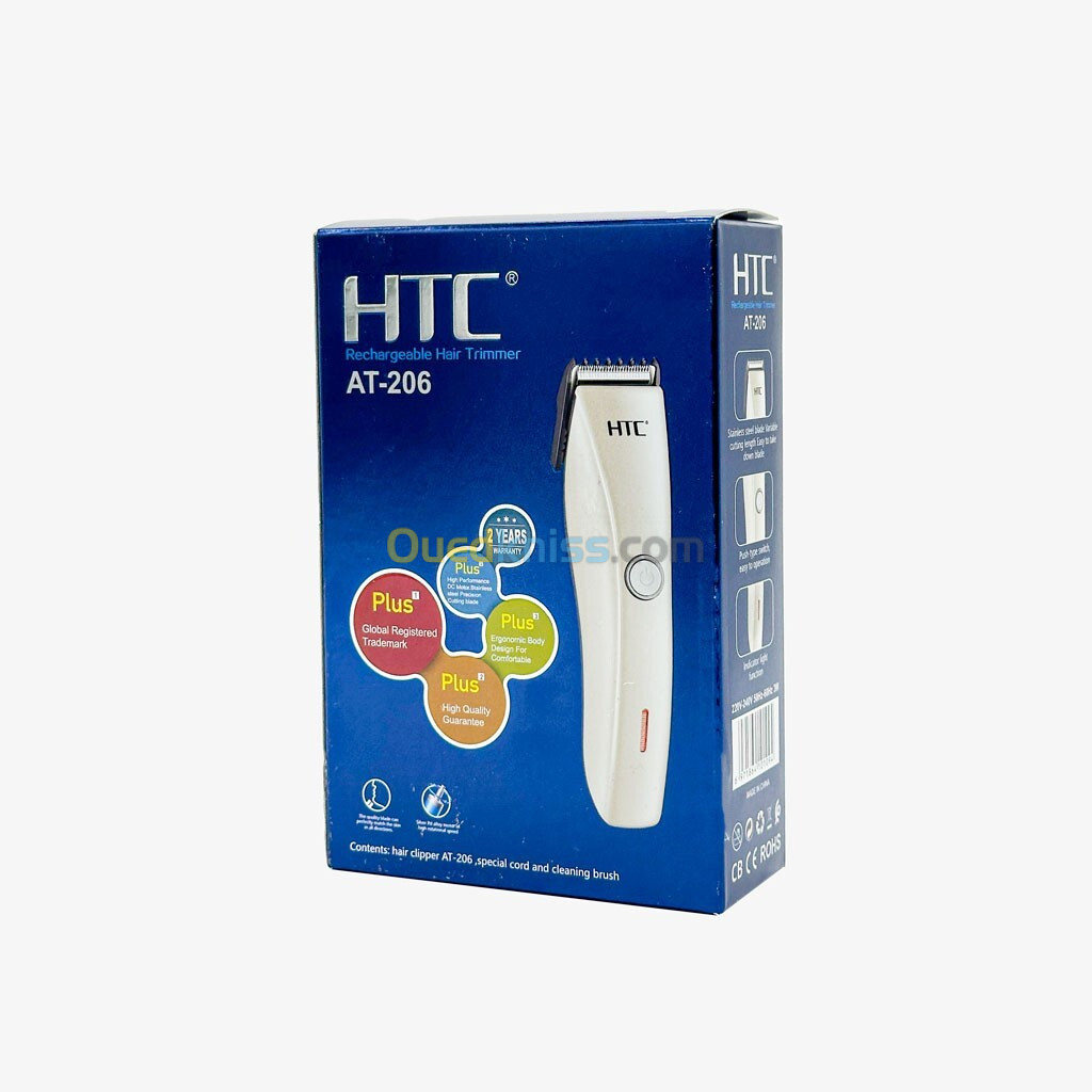 Tondeuse Cheveux Rechargeable 3W HTC AT-206