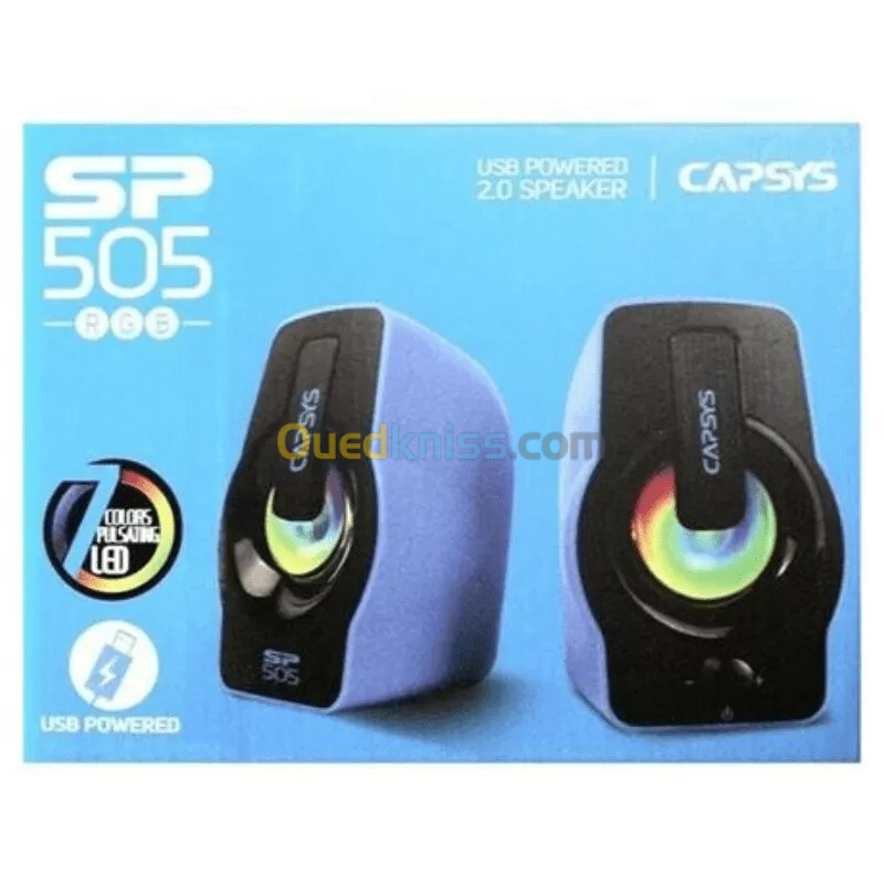 baffle speaker haut parleur CAPSYS SP505 RGB