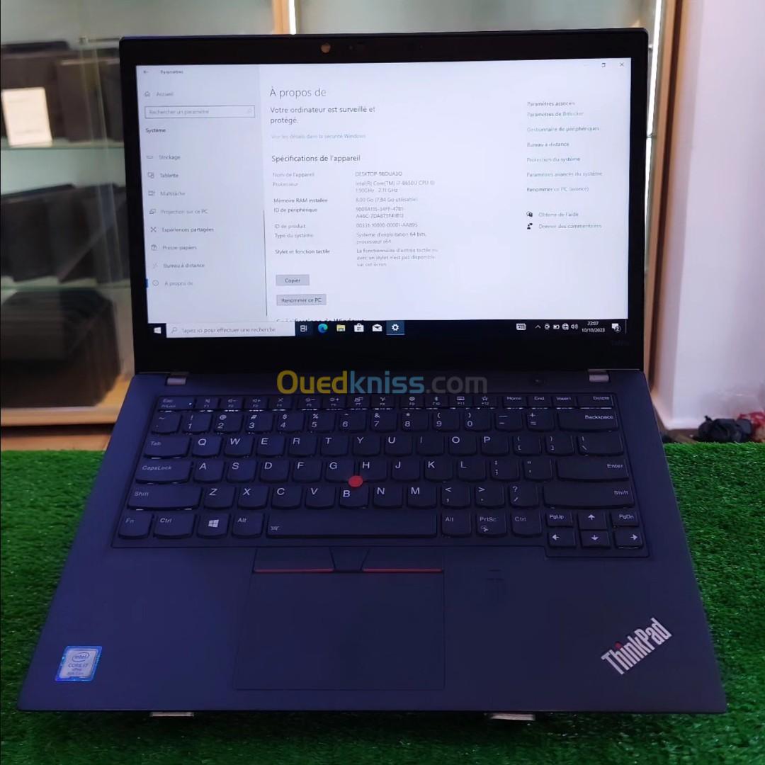 THINKPAD T480s i7 8EME 8G 256 SSD 14" FHD 