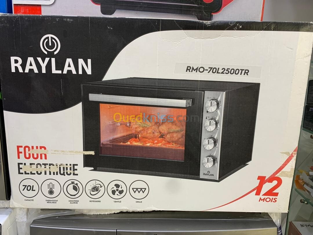 Four Electrique Raylan 70L 2500W Ventilé inox 