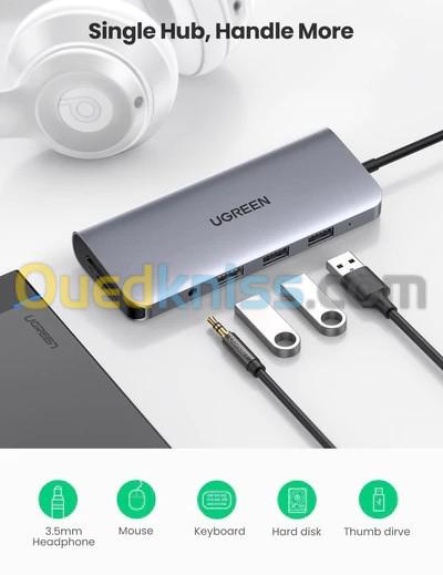 UGREEN Hub USB-C 10in1 Multifonction MacBook Pro, IPad Pro, Microsoft  Surface, Android - Alger Algérie