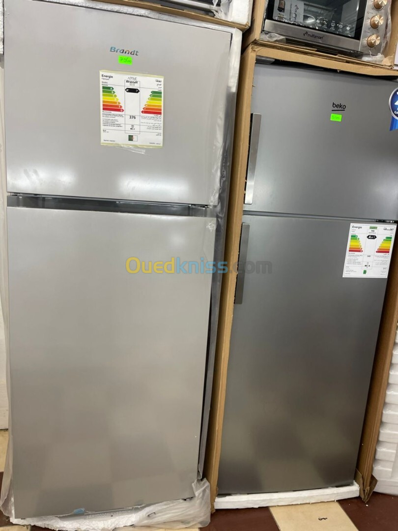 Réfrigérateur Beko 510L blanc/GRIS mini frost 