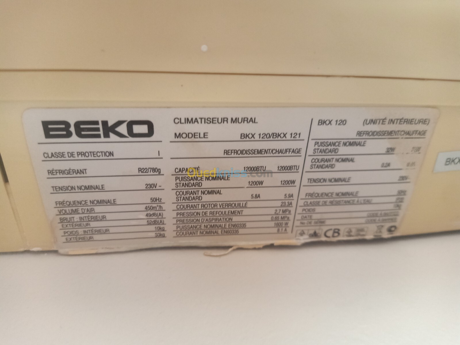 2 climatiseur Beko+home tech