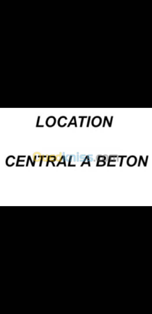 Location Central à béton 