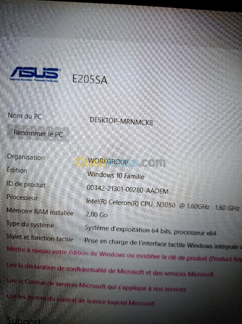 Ordinateur Asus 