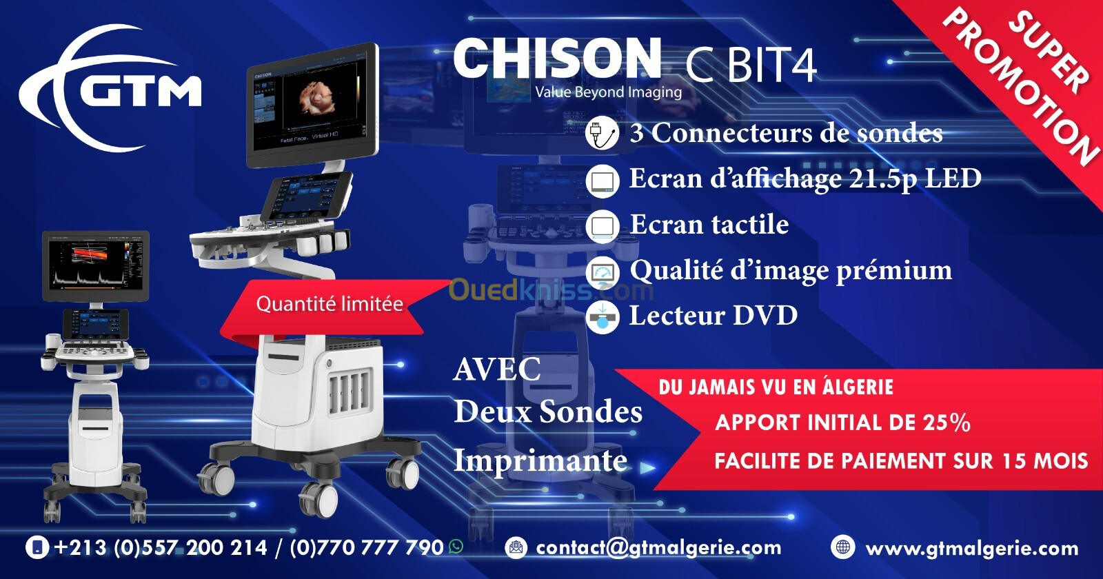 échographe échodoppler CHISON CBIT4 