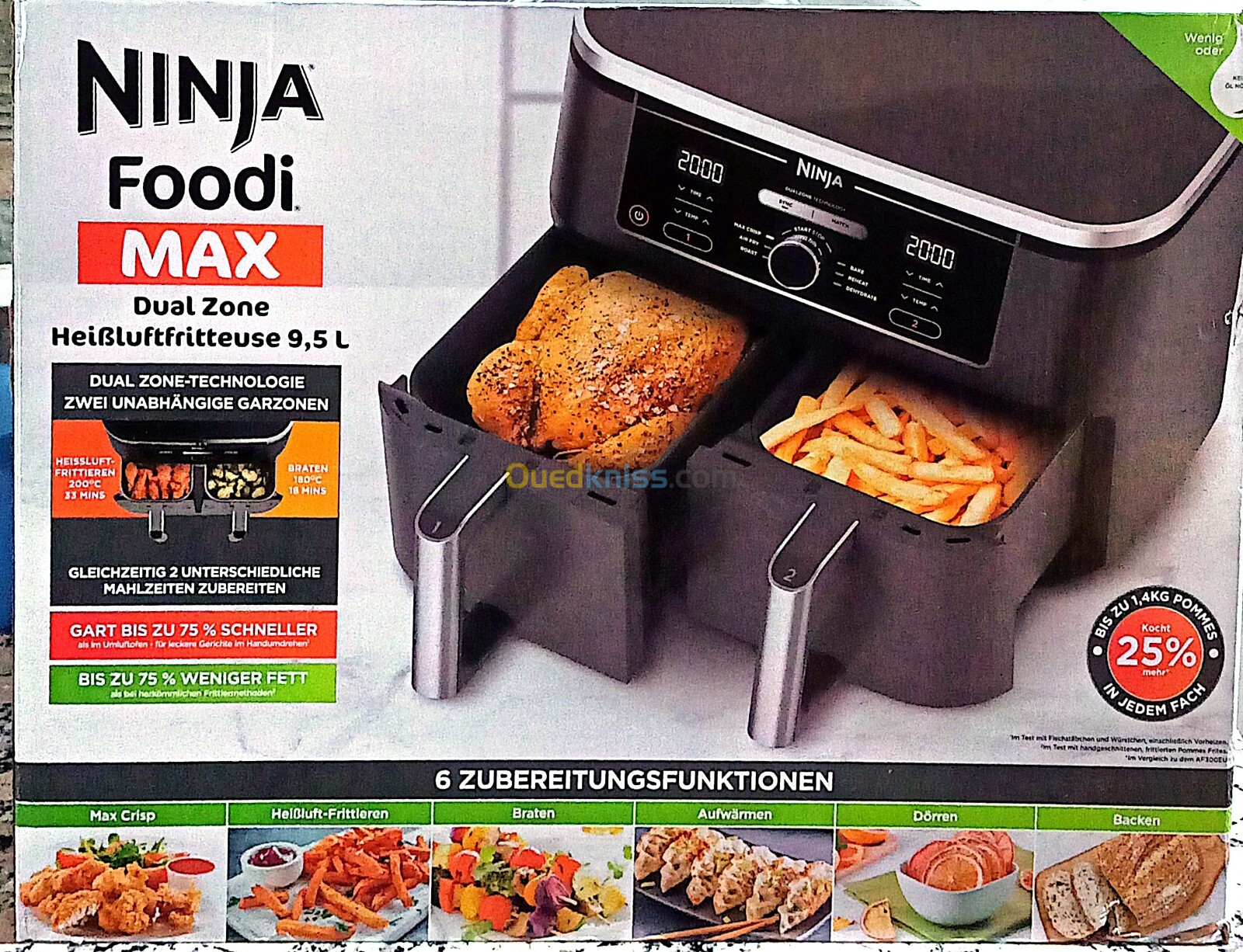 Air fryer Ninja sous emballage venu de France 