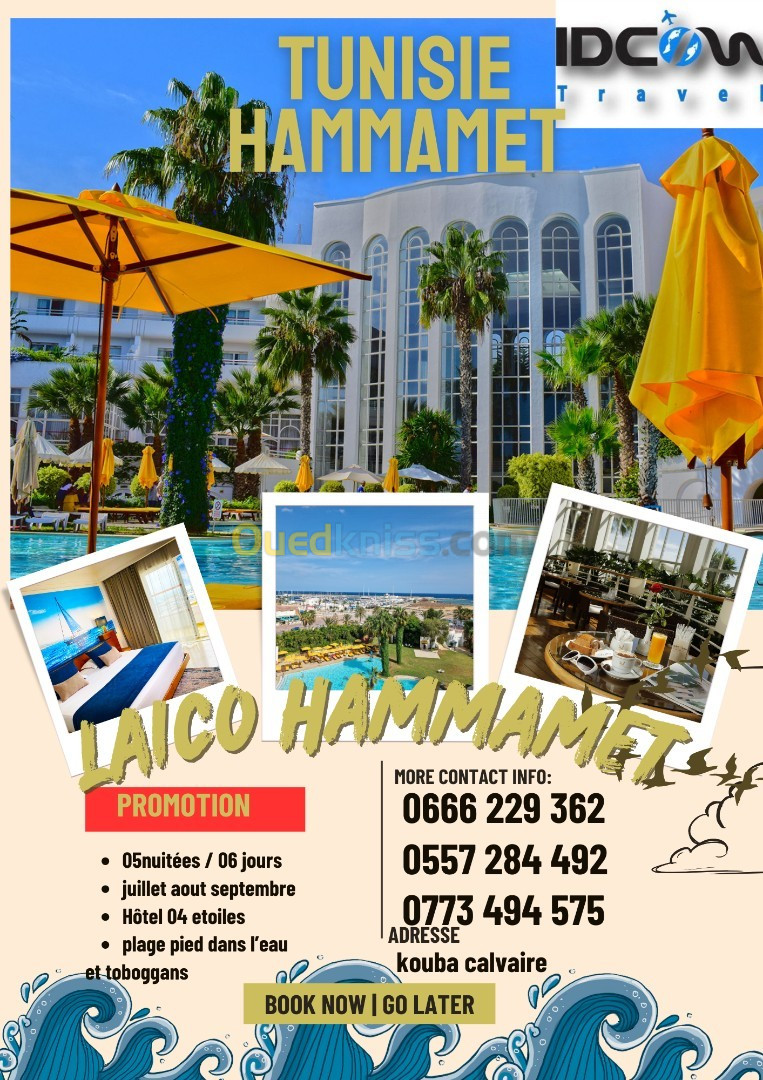 TOP VENTE LAICO HAMMAMET HOTEL 5 ETOILES