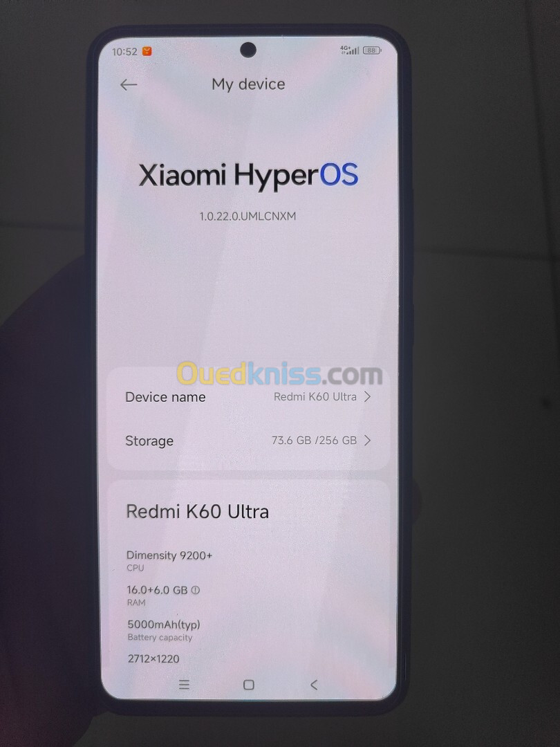 redmi k60 ultra .