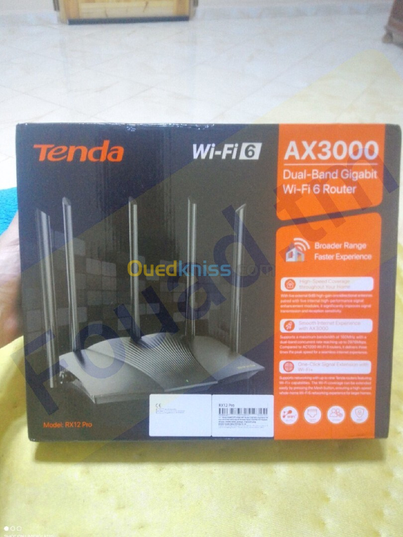 Tenda AX3000 RX12Pro Router Gigabit Wifi6