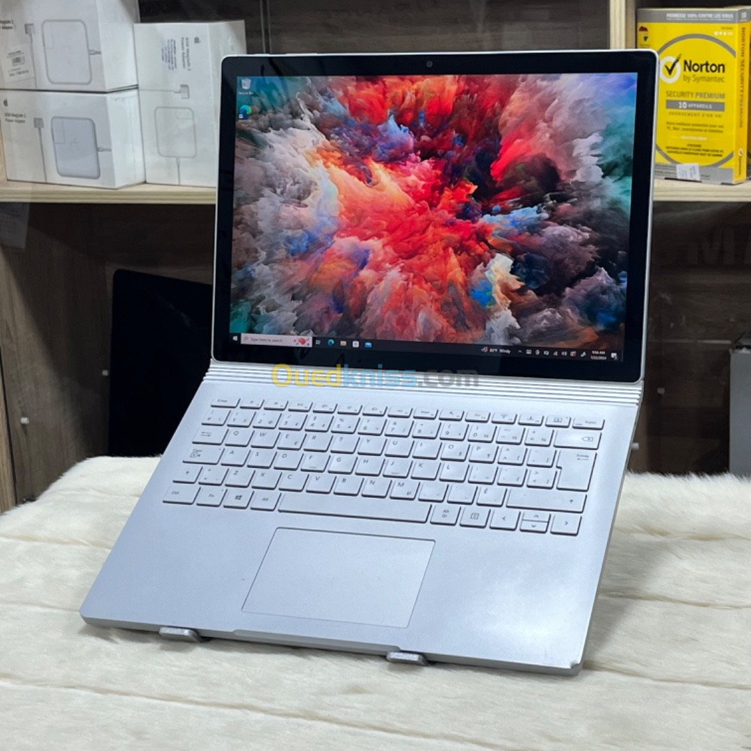 MICROSOFT SURFACEBOOK 2 I7 8650U 8GO 256SSD GYX 1050 2GO ECRAN 13.5 4K TACTILE détachable 