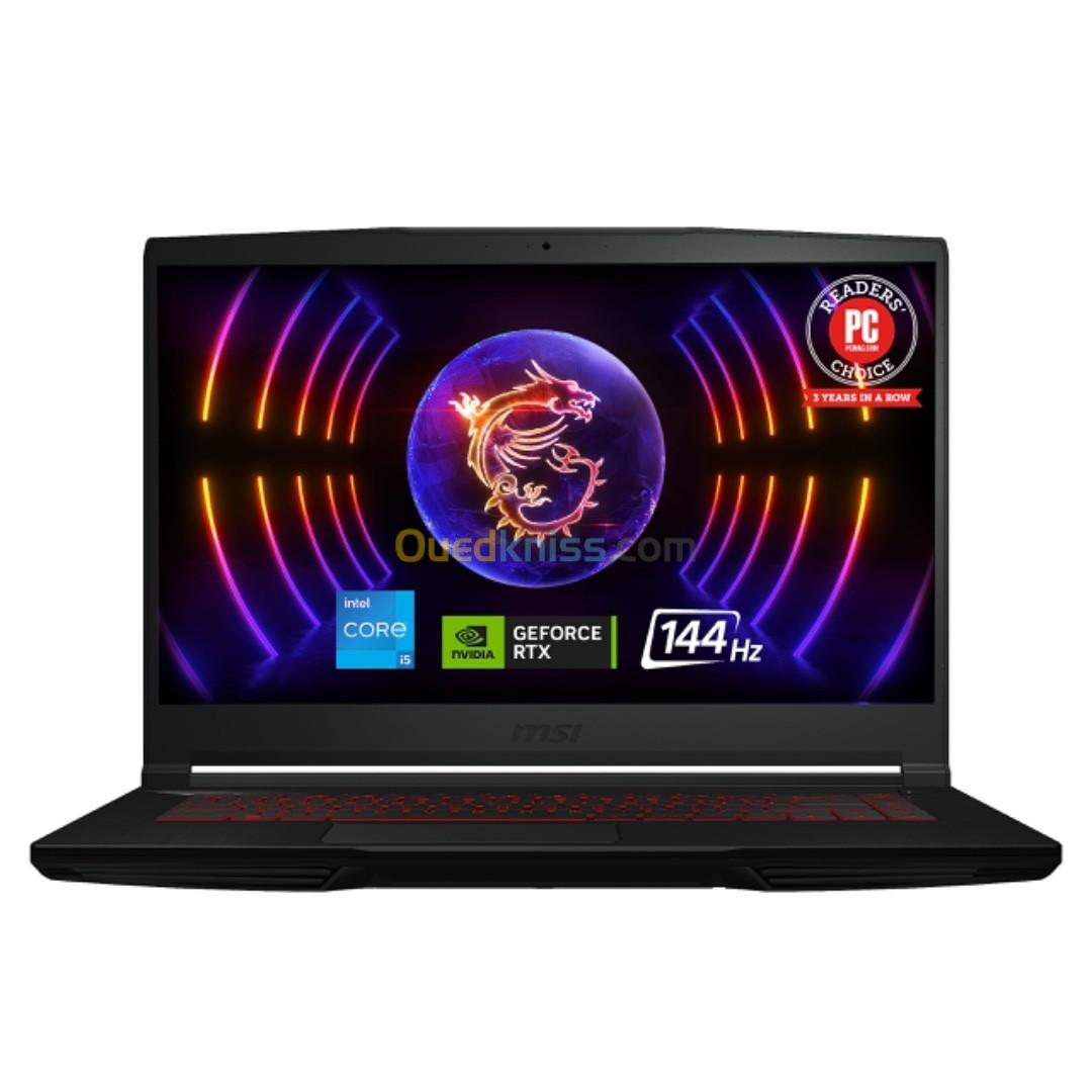 MSI THIN GF63 12UCX I5 12420H 8GO 512GO SSD NVIDIA GEFORCE RTX2050 4GO NEUF SOUS EMBALLAGE 