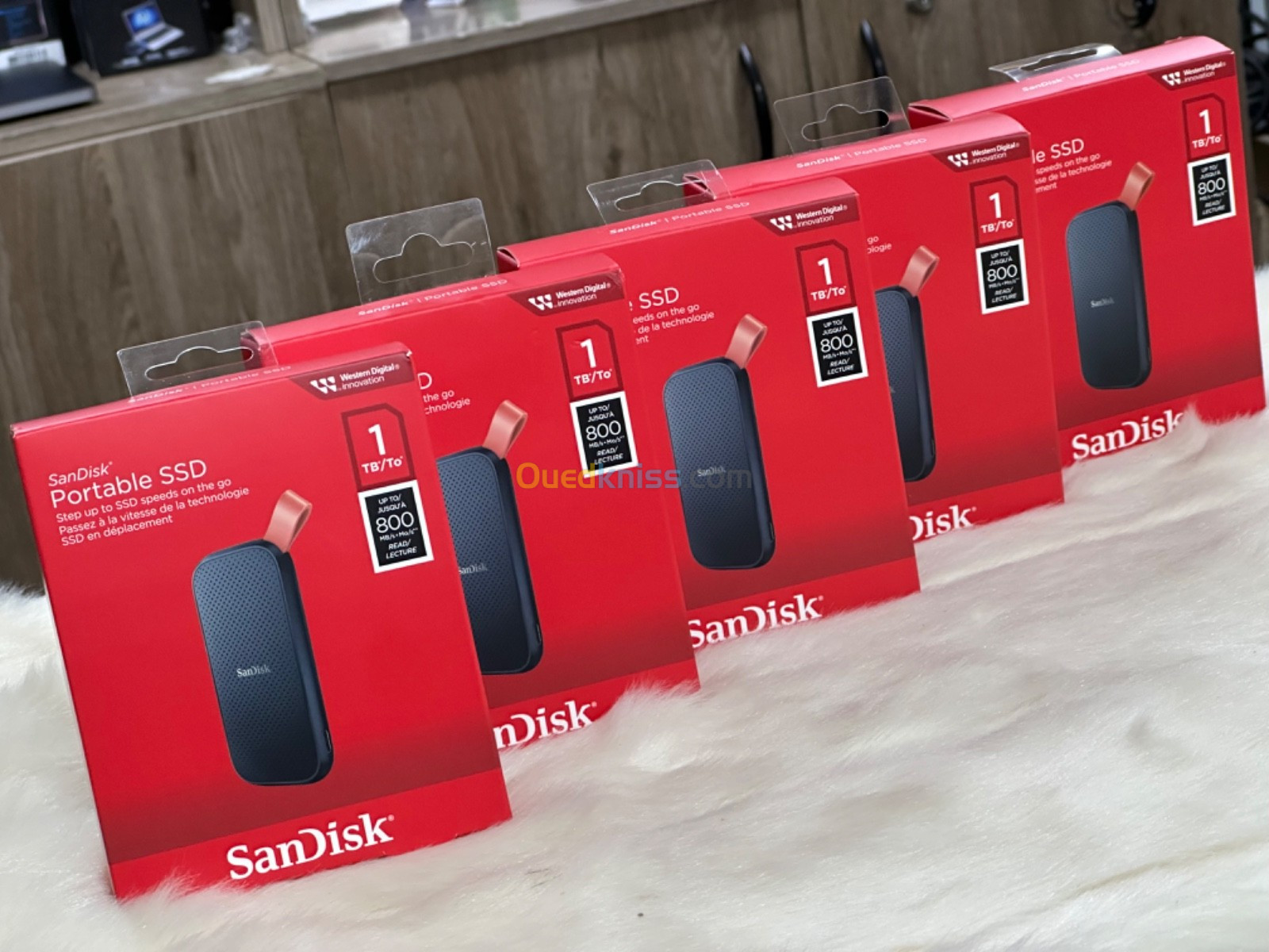 SANDISK PORTABLE SSD 1TO 800MB/S 