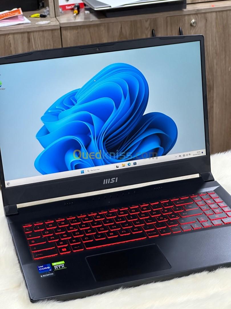 MSI KATANA GF66 12UE I7 12700H 16GO 512GO NVIDIA GEFORCE RTX3060 6GO GDDR6 