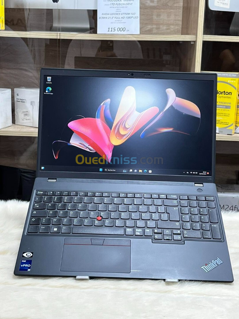 LENOVO THINKPAD L15 GEN 3 I5 VPRO 1245U 8GO 256GO SSD ECRAN 15.6" FULL HD 1080P WINDOWS 11 ORIGINALE