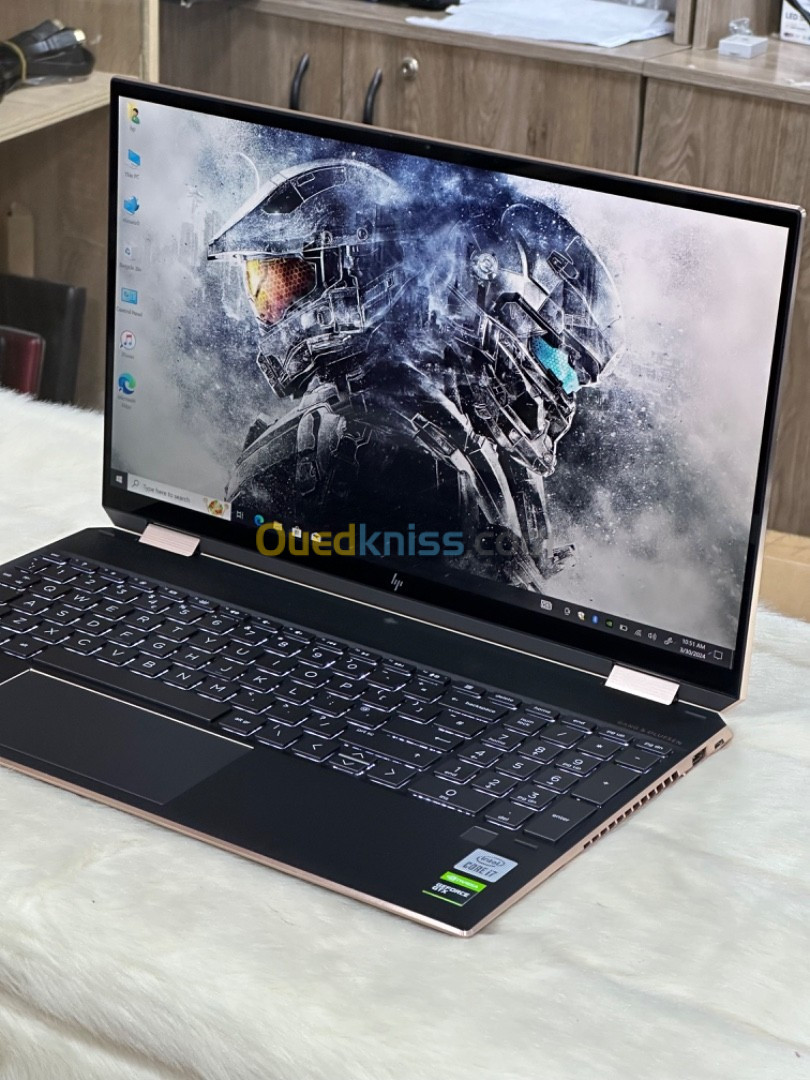 HP SPECTRE X360 OLED EB0XXX I7 10750H 16GO 512GO SSD NVME NVIDIA GEFORCE GTX1650Ti 4GO TACTILE 