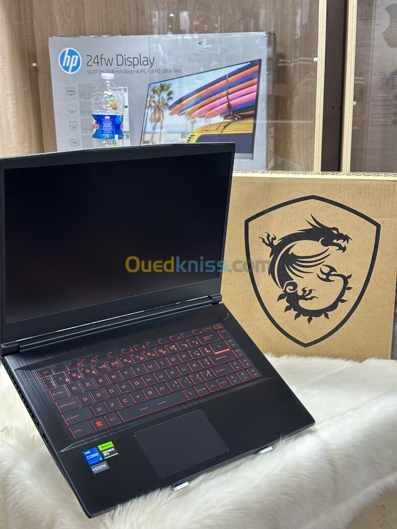 MSI THIN GF63 12UCX I5 12450H 8GO 1TO SSD NVME NVIDIA GEFORCE RTX2050 4GO GDDR6 NEUF SOUS EMBALLAGE 