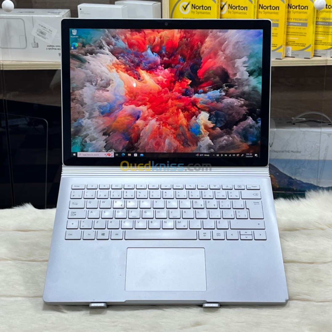 MICROSOFT SURFACEBOOK 2 I7 8650U 8GO 256SSD GYX 1050 2GO ECRAN 13.5 4K TACTILE détachable 