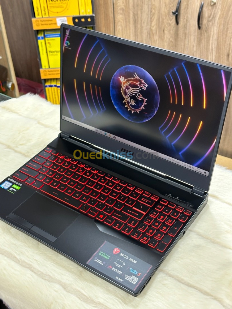 MSI GL65 9SC I5 9300H 8GO 512GO SSD NVIDIA GEFORCE GTX1650 4GO