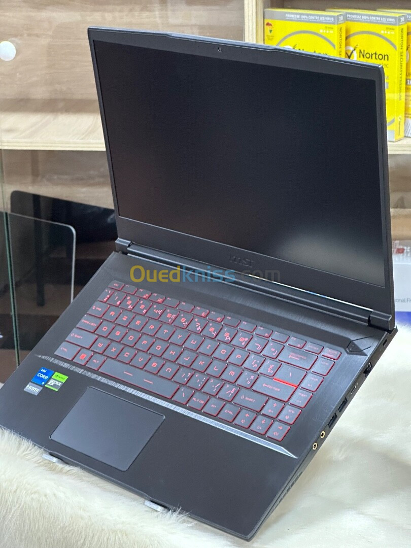 MSI THIN GF63 12UCX I5 12450H 8GO 1TO SSD NVME NVIDIA GEFORCE RTX2050 4GO GDDR6 NEUF SOUS EMBALLAGE 