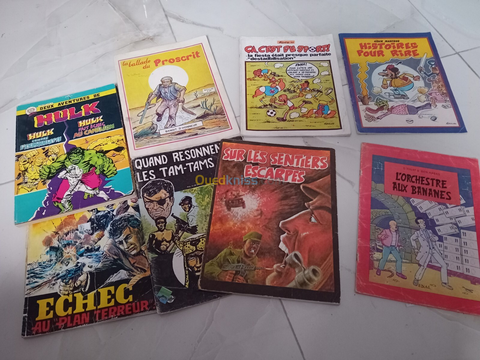 Vends 30 bandes dessinées en langue française 