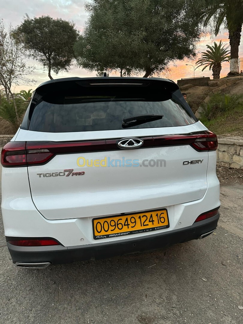 Chery Tigo 7 Pro luxury 2024 Tout option