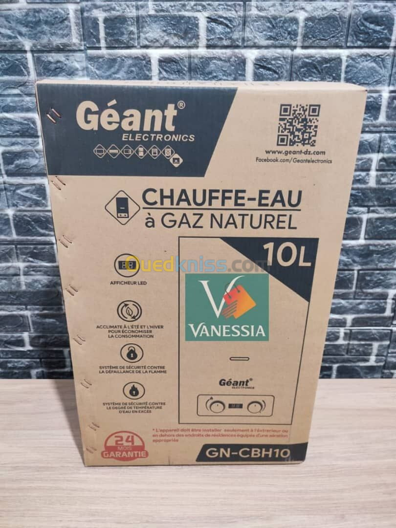 Promotion Chauffe bain de la marque géant 10L