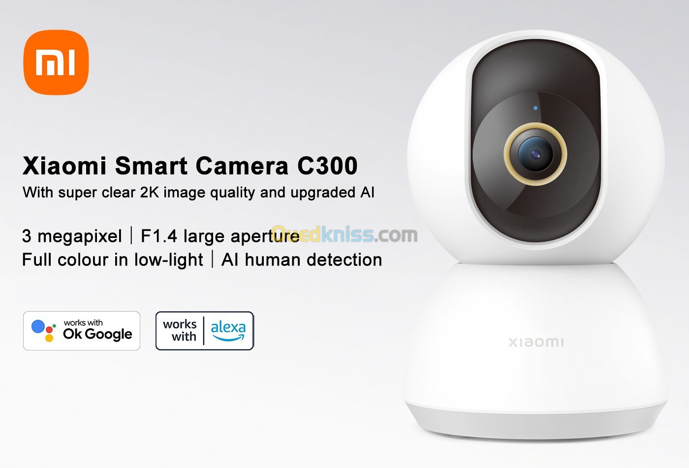 Xiaomi Smart sécurité caméra 2k ( c300 )360