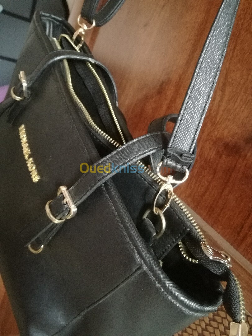 Michael Kors leather black bag 