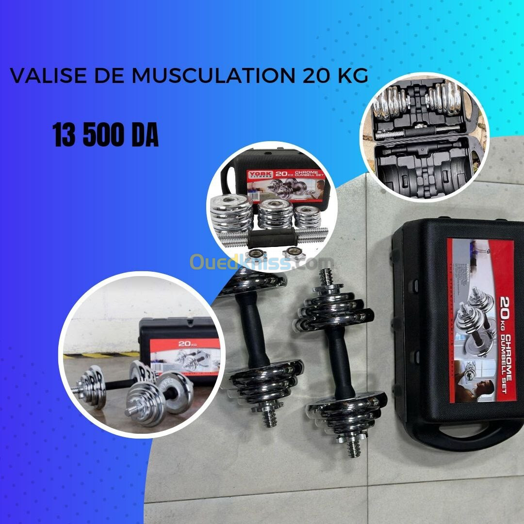 Valise de musculation 20 kg