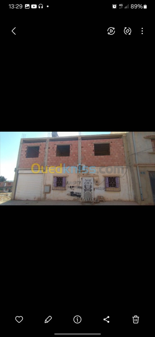 Vente Niveau De Villa F2 Mostaganem Hassi maameche